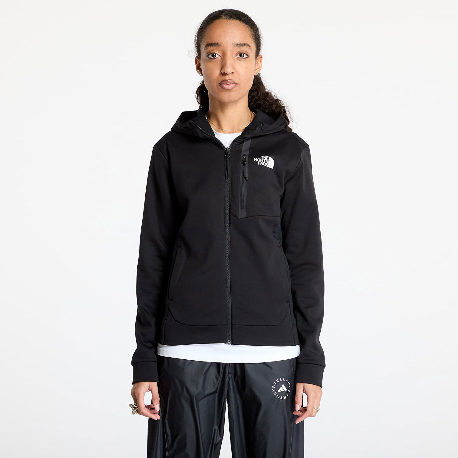 Mikina The North Face Mountain Athletics Full-Zip Fleece Hoodie Čierna | NF0A893UJK31, 0