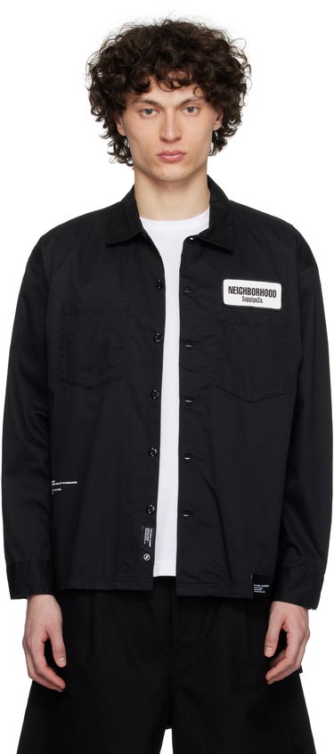Košeľa Neighborhood Neighborhood Classic Work Shirt Čierna | 251TSNH-SHM03, 0