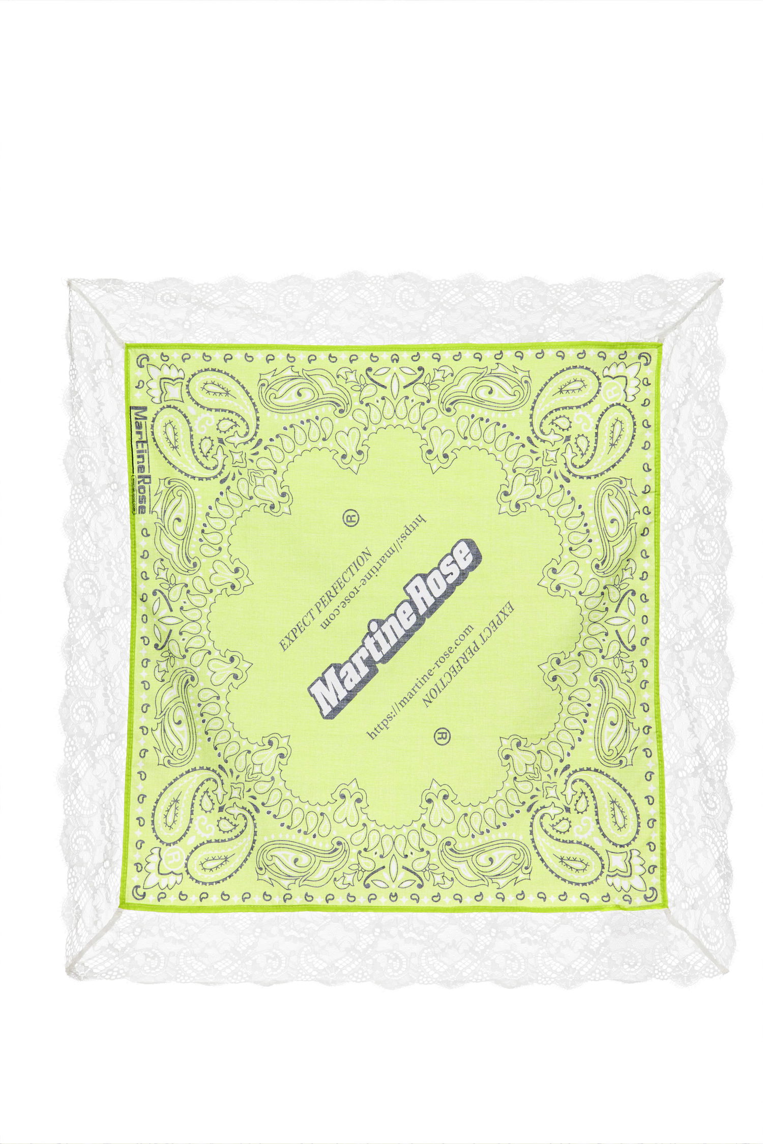 Šál Martine Rose Martine Rose Lace Bandana Headband Zelené | 1225WS29404S, 0