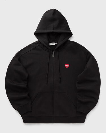 Mikina Carhartt WIP Heart II Hartt Zip-Up Hoodie Čierna | I035176-89.XX, 2