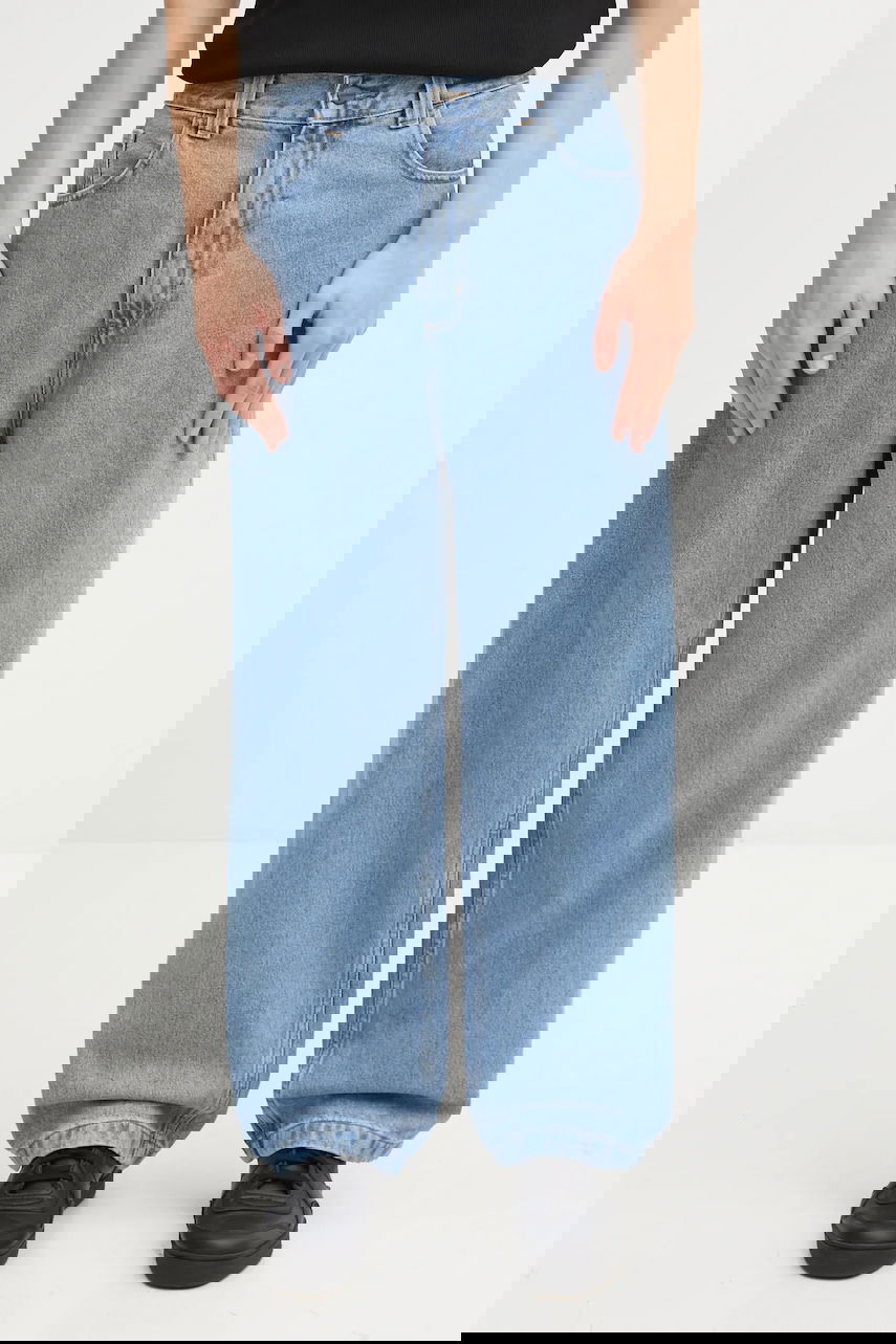 Džínsy Carhartt WIP Wide-Leg Jeans Brandon Pant Modrá | I035893.112, 0