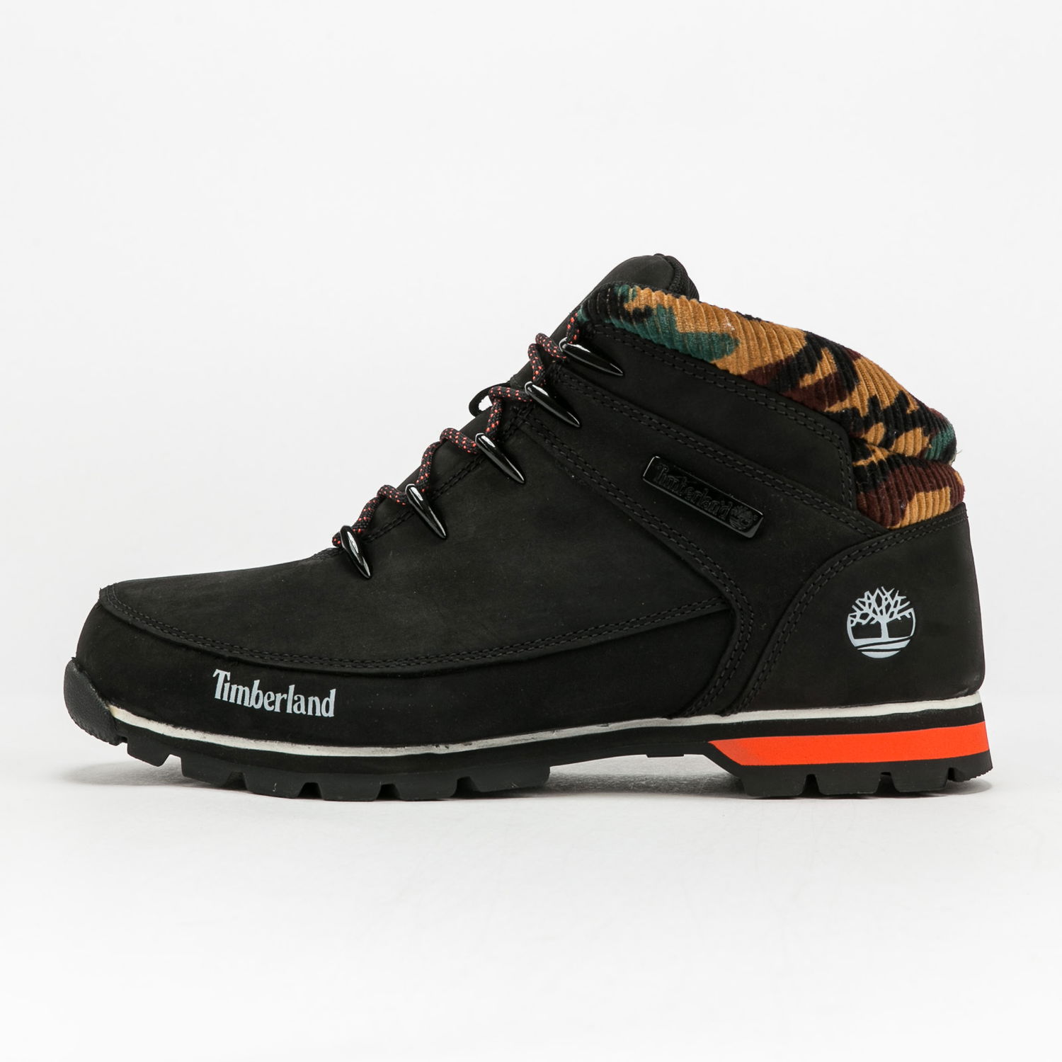 Tenisky a topánky Timberland Euro Sprint Mid Hiker "Black Nubuck" Čierna | A2K7Z 001, 0