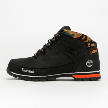 Tenisky a topánky Timberland Euro Sprint Mid Hiker "Black Nubuck" Čierna | A2K7Z 001, 0