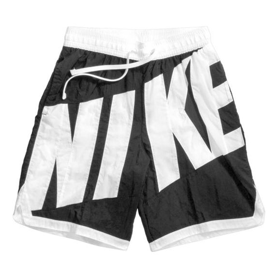 Šortky Nike Throwback Woven Basketball Shorts Čierna | AT3165-010, 0