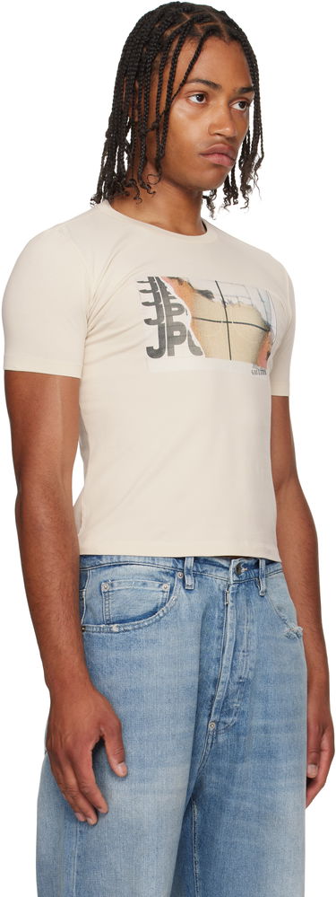 Tričko Jean Paul Gaultier Jean Paul Gaultier Printed T-Shirt Béžová | 25/03-W-TO294-J002-691501, 1