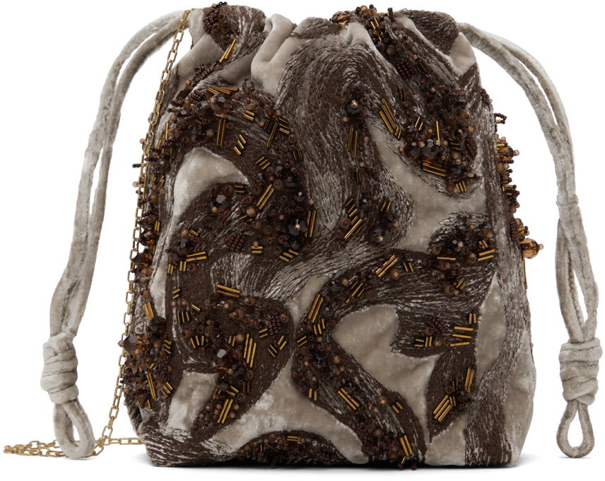 Oblečenie Dries Van Noten Taupe Cloud Bag Hnedá | 242-011509-600, 0