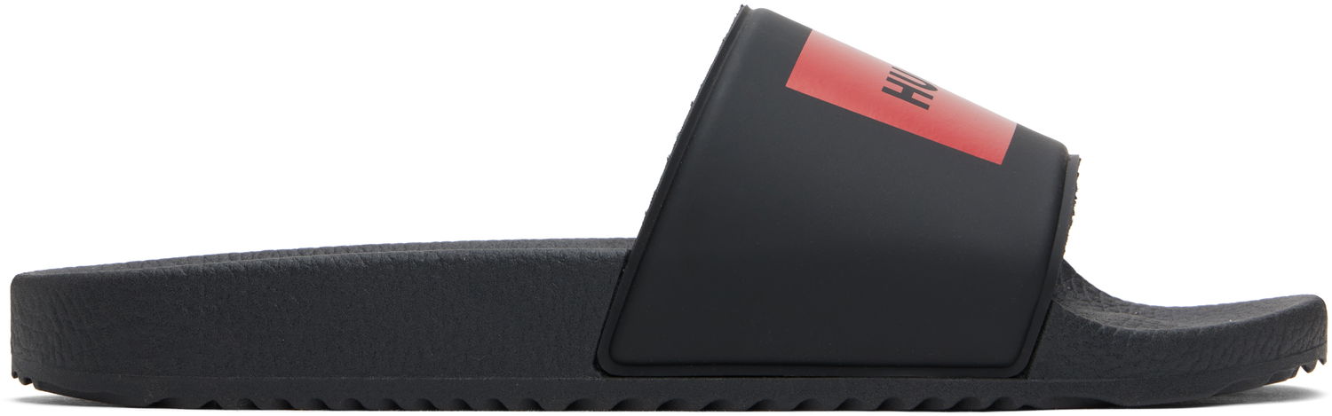 Tenisky a topánky BOSS Hugo Logo Strap Slides Čierna | 50548061, 0