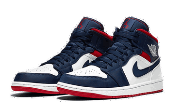 Tenisky a topánky Jordan Air Jordan 1 Mid SE "USA" Navy | 852542-104, 3