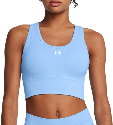 Podprsenka Under Armour Seamless Mid Sports Bra Modrá | 1384419-465, 0