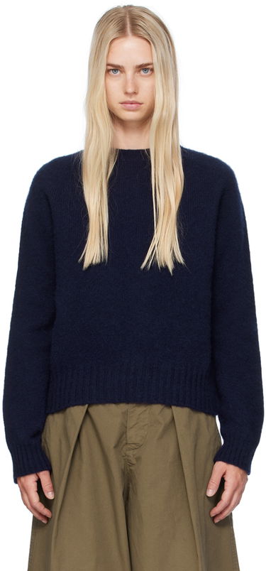 Sveter YMC Jets Sweater Modrá | Q8AZB, 0