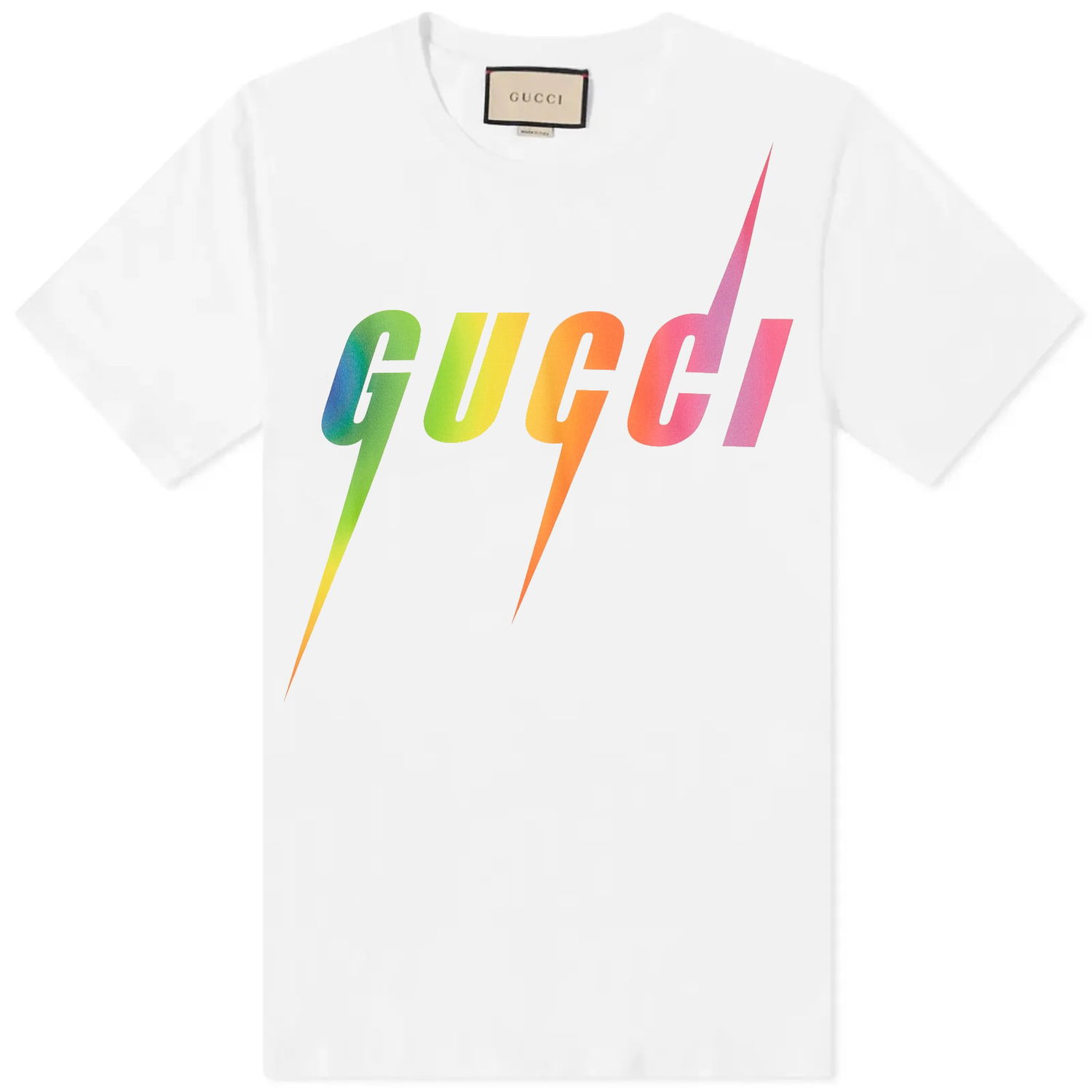 Tričko Gucci Rainbow Blade Tee Biela | 616036-XJFF9-9095, 0