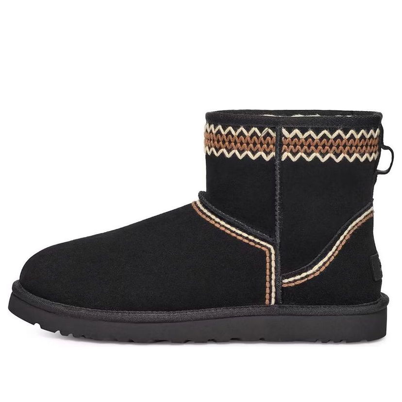 Tenisky a topánky UGG Embroidered Ankle Boots Čierna | 1158222-BLK