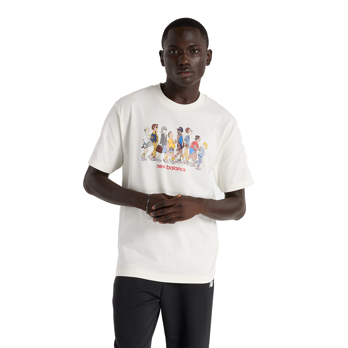 Tričko New Balance Athletics Relaxed Archive Walk T-Shirt Biela | MT43553-SST, 0