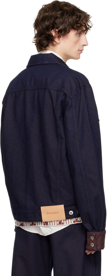Bunda JW Anderson JW Anderson Turn Up Cuff Denim Jacket Navy | DJ0044-PG1836, 2