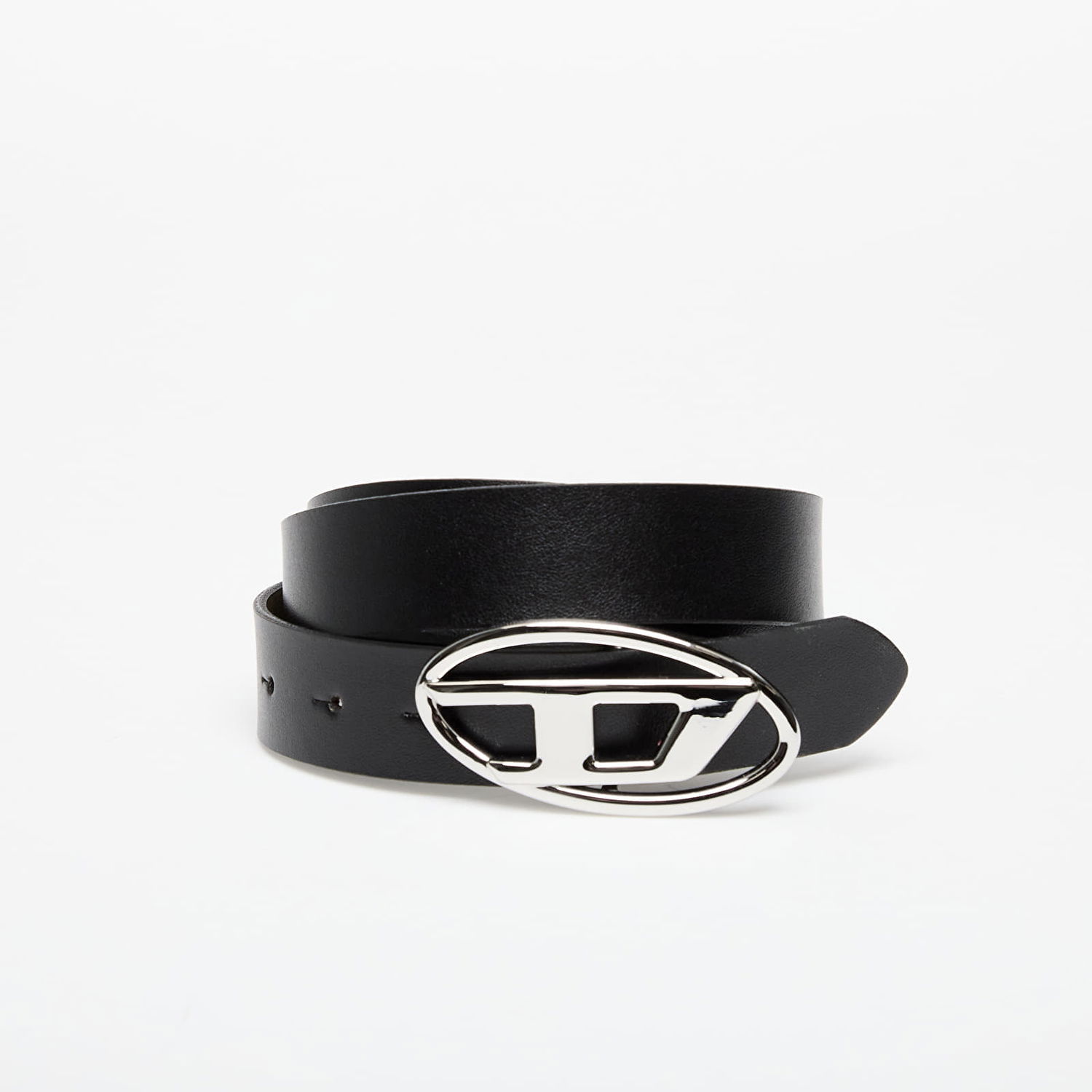 Opasok Diesel Diesel Oval D Logo B-1Dr W Rev II Belt Čierna | X09874_P1245 Black, 0