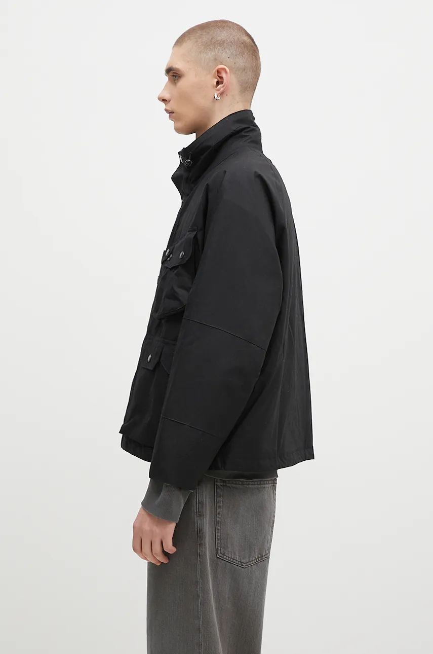 Parka Barbour Wax Jacket Oversize Čierna | MWX2337, 1