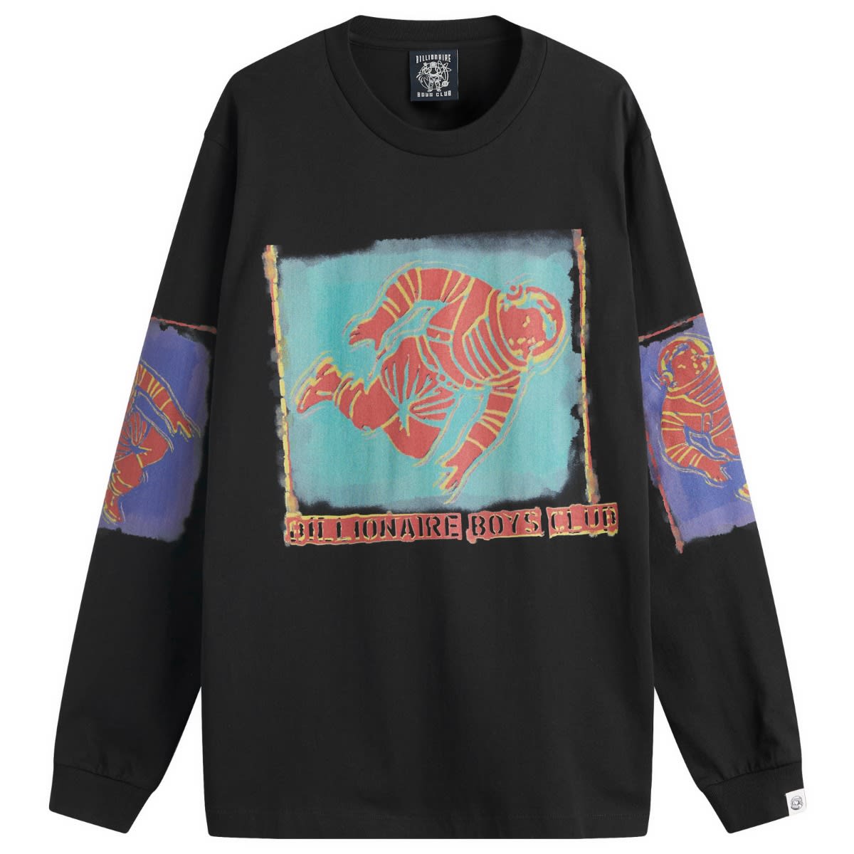 Tričko BILLIONAIRE BOYS CLUB Billionaire Boys Club Astro Portrait Long Sleeve T-Shirt Čierna | B25151-BLK, 1