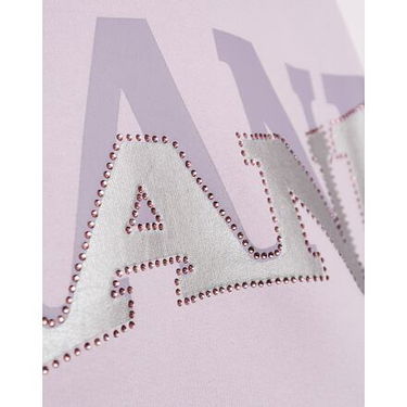 Mikina Karl Kani Woven Signature Glitter OS Hoodie Fialová | KK61210049, 2