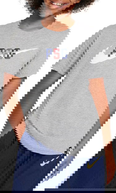 Tričko Nike Paris Saint-Germain Swoosh Šedá | fd1102-010, 0