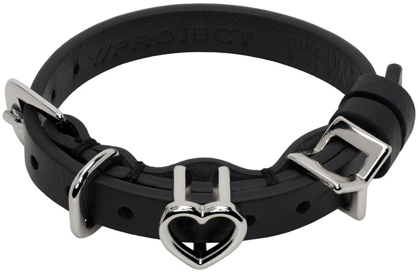 Náramok Y/PROJECT Heart Belt Bracelet Čierna | 640BR003, 0