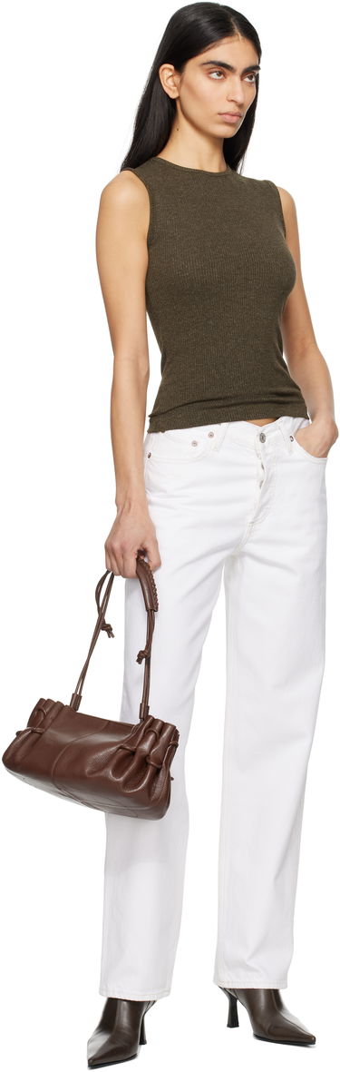 Džínsy AGOLDE AGOLDE V-Waist Baggy Jeans Biela | A208-1183, 3