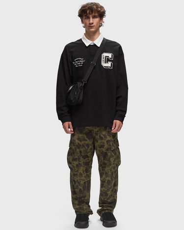 Polo tričko Carhartt WIP Rugby Shirt Long Sleeve Čierna | I033832-0D2.XX, 1