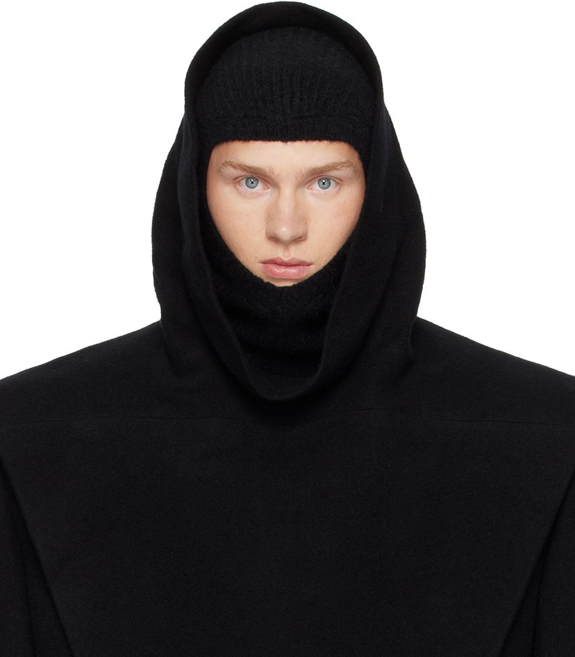 Mikina Rick Owens Cowl Hoodie Čierna | RR02D6435 WLD