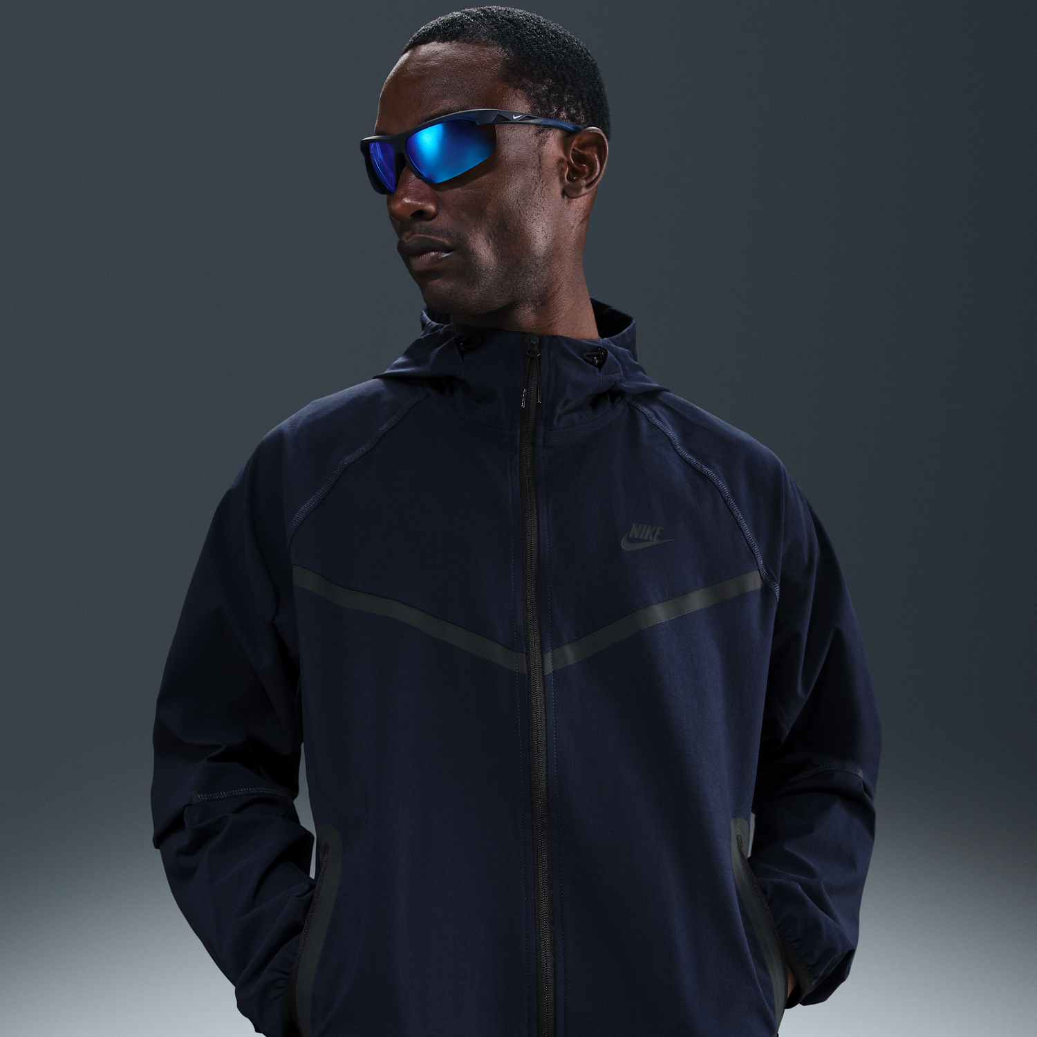 Mikina Nike Nike Tech Woven Jacket Navy | HM7151-451, 0