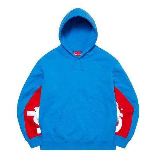 Mikina Supreme Cropped Panels Hooded Sweatshirt Modrá | SUP-SS22-868