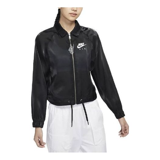 Bomber bunda Nike Logo Print Zip-Up Jacket Čierna | DJ1057-010, 0