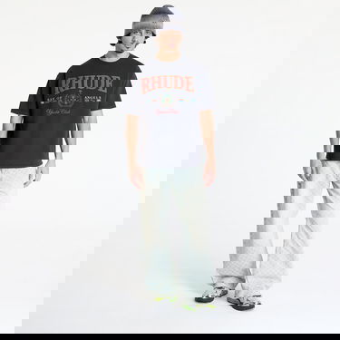 Tričko Rhude Rhude Bay Of Angels Yacht T-Shirt Čierna | RHPS25TT010122306, 4