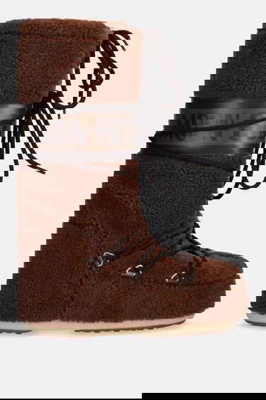 Tenisky a topánky Moon Boot MB ICON FLEECE Teddy Boots Hnedá | 80D1403080.M004, 1