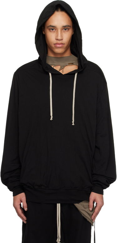 Mikina Rick Owens Rick Owens DRKSHDW Hollywood Oversized Hoodie Čierna | DU01E3262 BHDB, 0