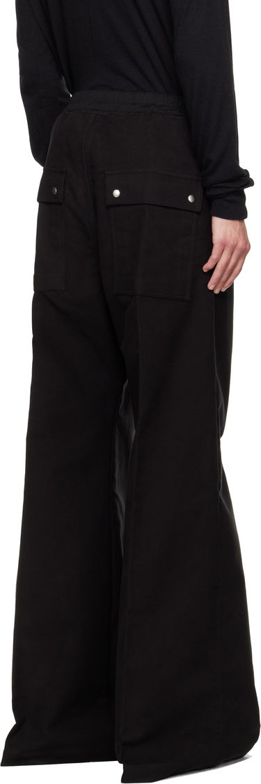 Nohavice Rick Owens Rick Owens Concordians Wide Bela Trousers Čierna | RU02E1366 TB, 2