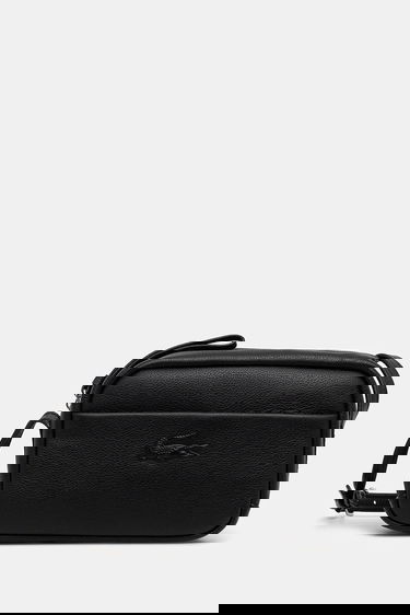 Kabelka Lacoste Lacoste Leather Crossbody Bag Čierna | NF4506IE, 0