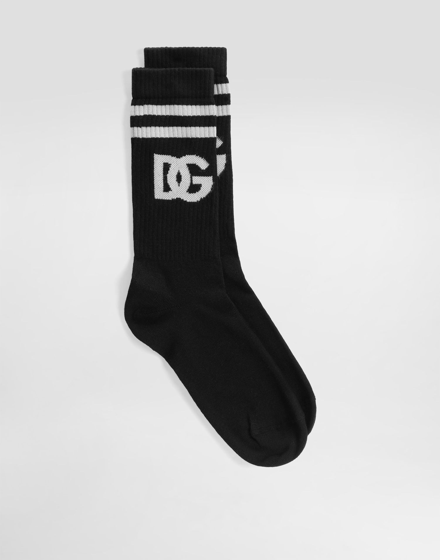 Ponožky Dolce & Gabbana Dolce & Gabbana DG Logo Socks Čierna | GXS80TJFMLAN0018, 0