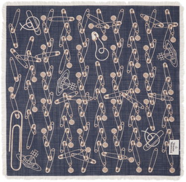 Šál Vivienne Westwood Safety Pin Pocket Square Navy | 8103014X-W00Z0-, 1