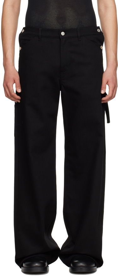 Cargo nohavice Courrèges Courrèges Sailor Jeans Čierna | 124DPA188DE0020, 0