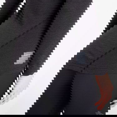 Tričko Soar Running Long Sleeve Merino Silk Base Layer Top Čierna | AW25-SBL1W-DKG, 2