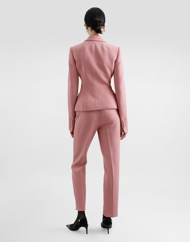 Nohavice Dolce & Gabbana Dolce & Gabbana Tailored Double Wool Crepe Pants Ružová | FTAM2TFU2L8F0473, 2