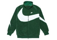 Big Swoosh Reversible Boa Jacket Gorge Green