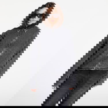 Bunda Samsoe Samsoe Sanarinna Washed Denim Zip Jacket Čierna | F25400008_CLR002076, 0