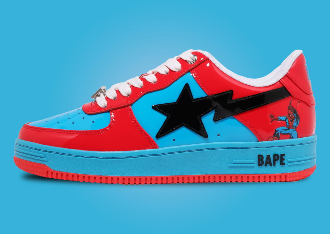 Tenisky a topánky BAPE Marvel x Sta "Spider-Man" Modrá | 1I73191916, 1