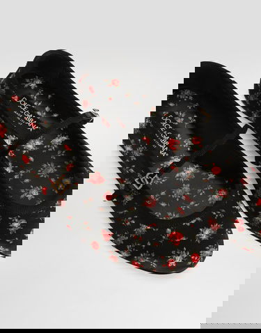 Tenisky a topánky Dolce & Gabbana Satin Ballet Flats With Little Roses Print Rôznofarebný | CB0284AX256HN5XJ, 3