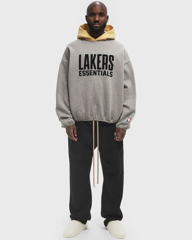 Mikina Fear of God Fear of God Essentials Los Angeles Lakers Pull Over Hoodie Šedá | 192AL246305F, 1
