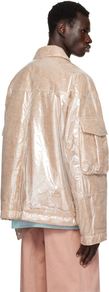 Bomber bunda Dries Van Noten Dries Van Noten Puffed Nylon Jacket Béžová | 251-020526-1257, 2
