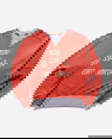 Sveter Champion 50s Saddle Crewneck Sweatshirt Oranžová | 221095 OS062, 0