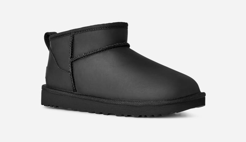 Tenisky a topánky UGG Classic Ultra Mini Leather Boot Čierna | 1174210-BLK, 1