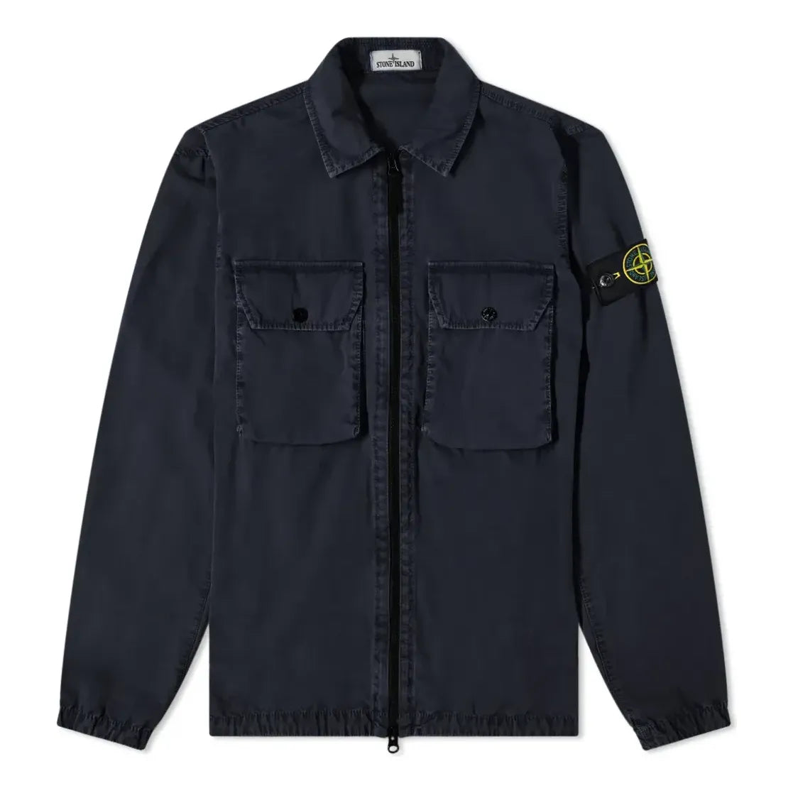 Košeľa Stone Island Two Pocket Brushed Cotton Shirt Jacket Modrá | 7515113WN-V0120, 0