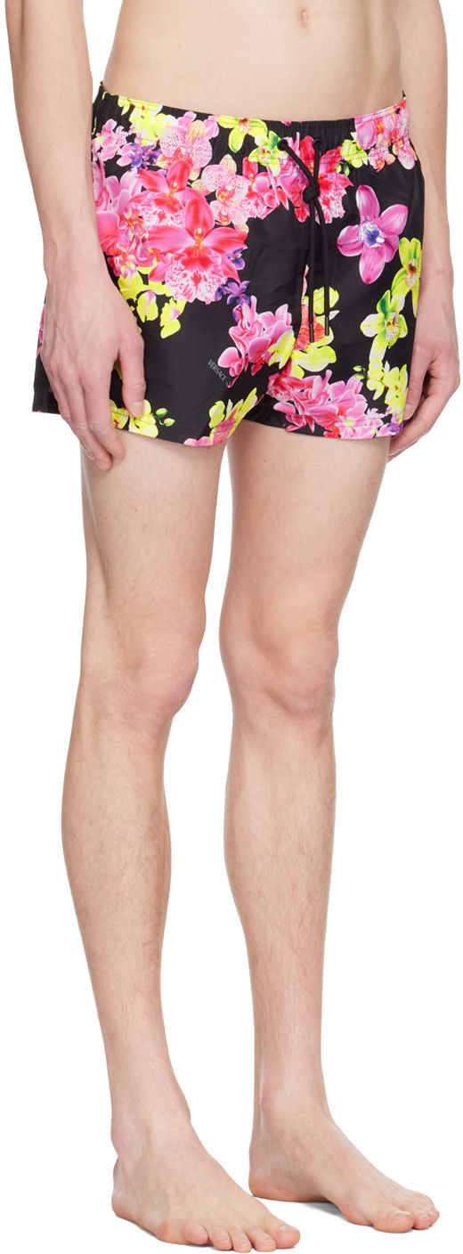Plavky Versace Orchid Swim Shorts Čierna | 1007841 1A06371, 1